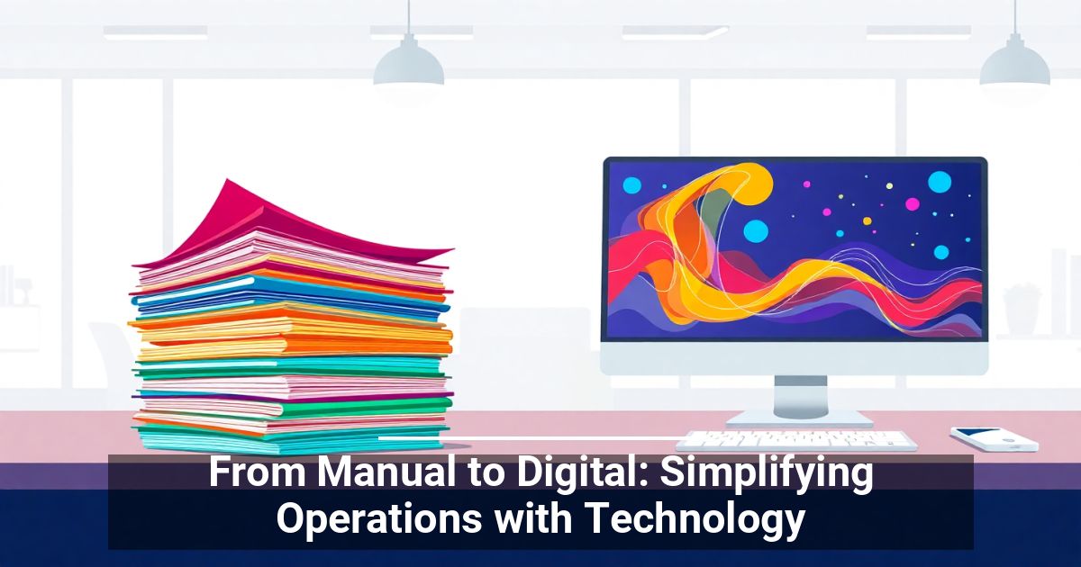 From Manual to Digital: Simplifying Operations with Technology | MG